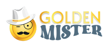 Golden Mister brand logo in header